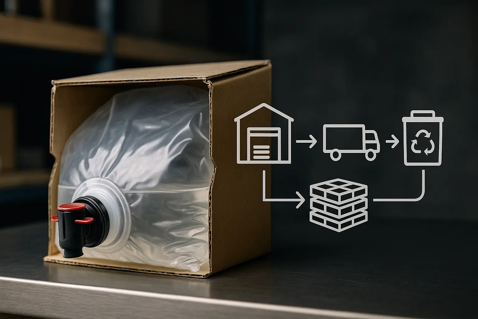 Nachfüllen statt zumüllen: Bag-in-Box Verpackungen sparen Platz, Geld und Plastik