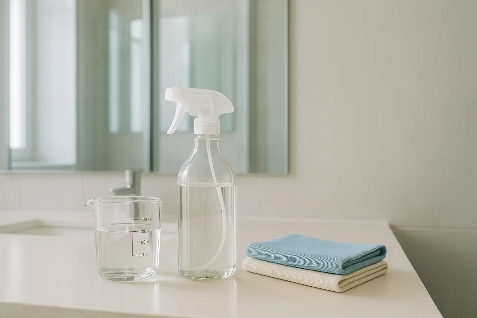 Mild mixture for mirrors and glass: what works without streaks