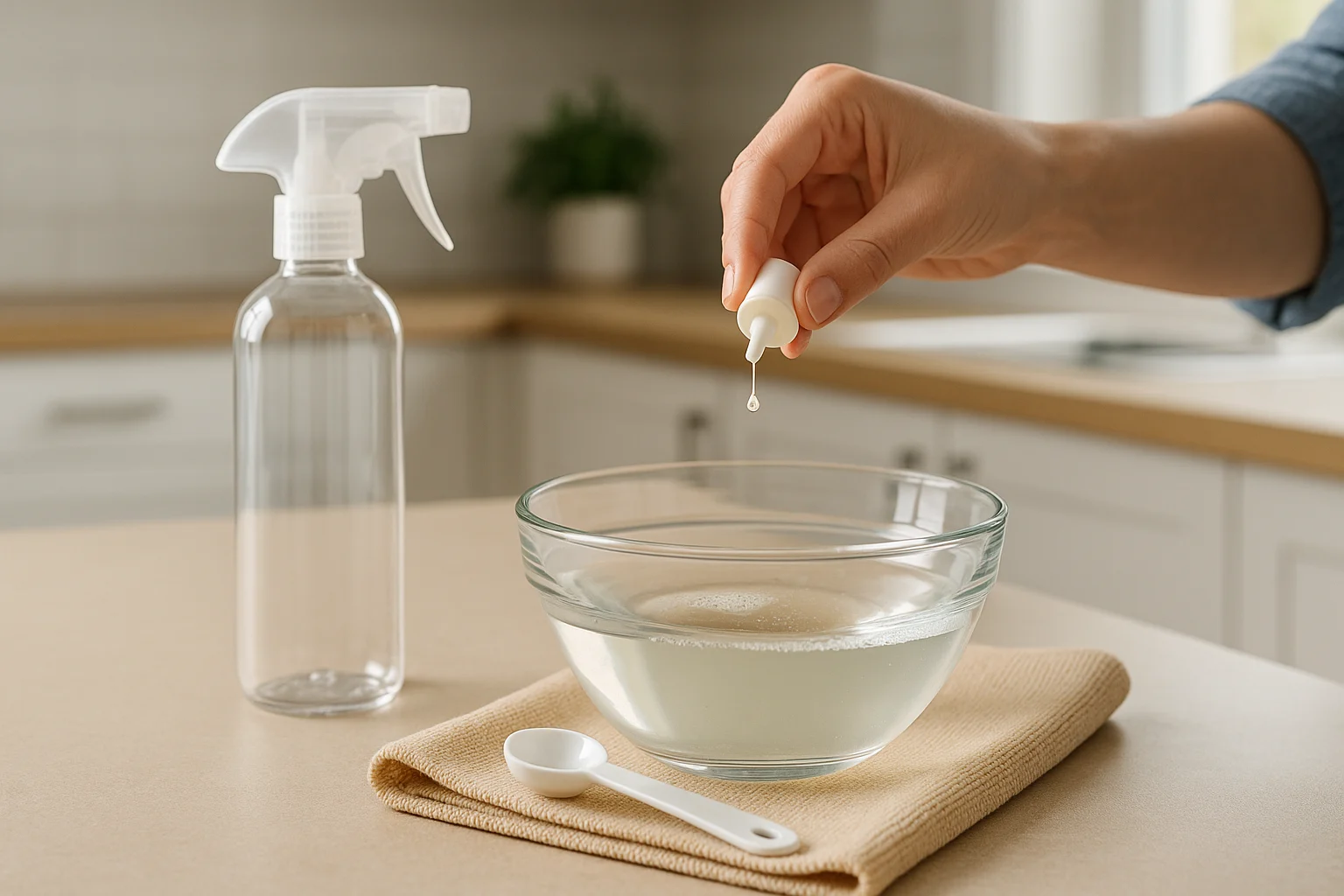 Simple all-purpose cleaner: When a DIY recipe makes sense and when it does not – Variant 2